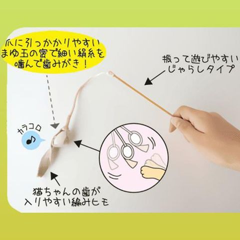 Petz Route Dental Silk Toy Jarashi Type 1 Piece