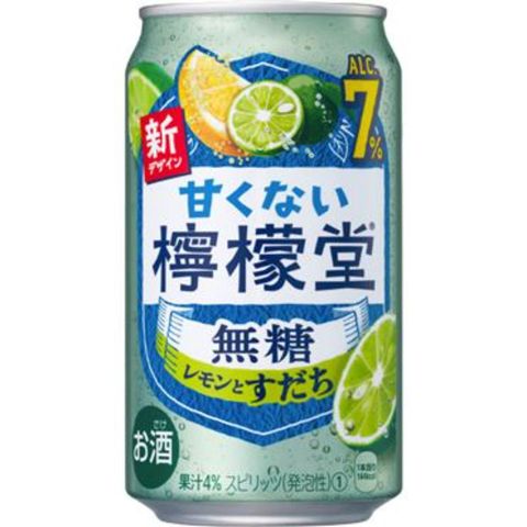 Lemon-dou No Sugar Lemon & Sudachi Alc. 7% 350ml [Parallel Import]