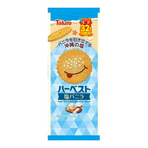 桃哈多 鹽雲呢拿  味餅乾 88克 [平行進口]