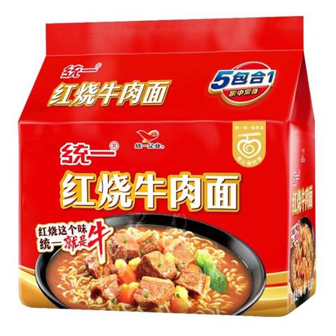 Uni-President Roasted Beef Flavor Noodle 5 x 100g