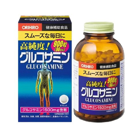 Orihiro 純度葡萄糖胺軟骨素 / 高純度 葡萄糖胺片 900粒 [平行進口]