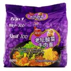 統一 老壇酸菜牛肉麵 (5包裝) 595克