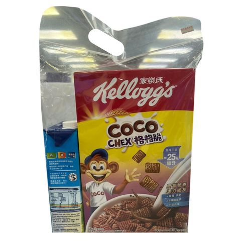 Kellogg's Coco Chex + Oatly Promo Pack (2 x 330g + 1 LT) 1 Set