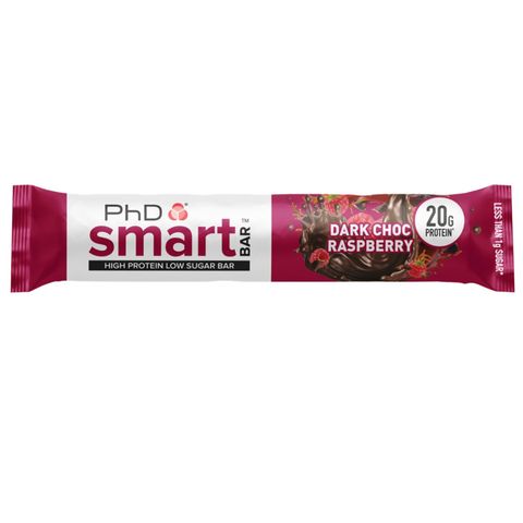 Phd Smart Bar Dark Chocolate Raspberry Flavor 64g