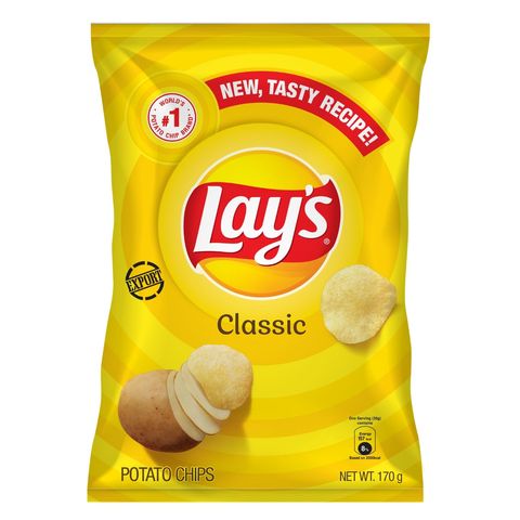 Lay's Regular Potato Chips 170g