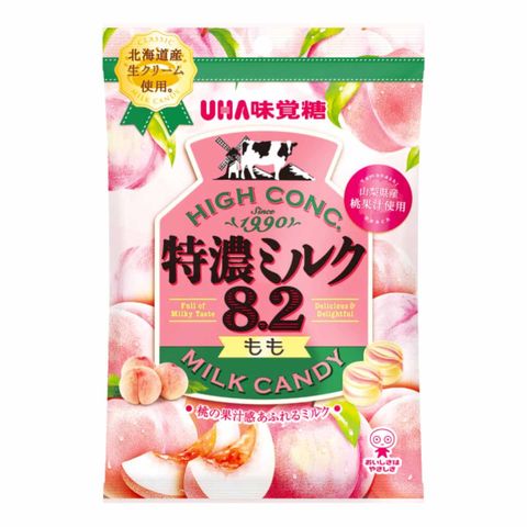 Uha Mikakuto Milk Candy Peach Flavor 70g [Parallel Import]