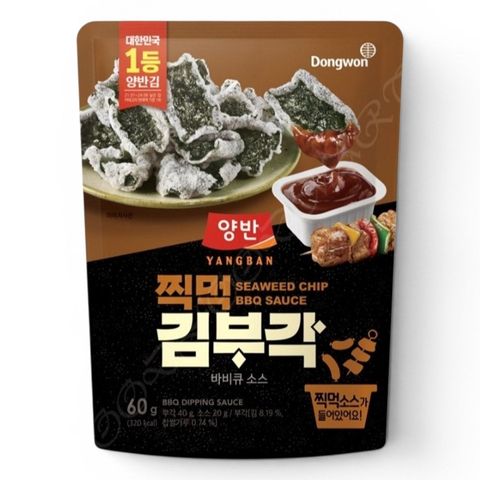 Dongwon Crispy Seaweed Chip with BBQ Sauce 60g