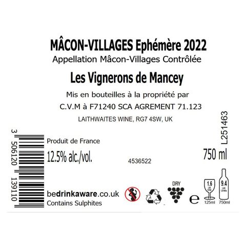 Macon-villages Ephemere 750ml