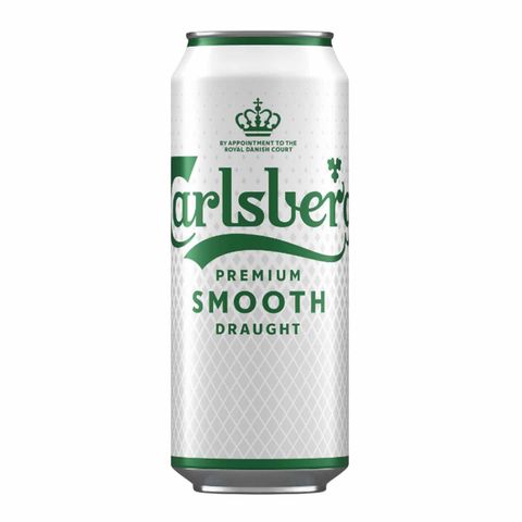 Carlsberg Smooth Draught King Can Beer 500ml