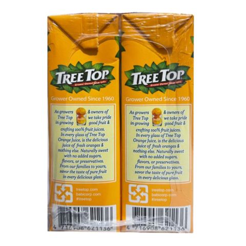 Tree Top 100% Orange Juice 6 x 200ml