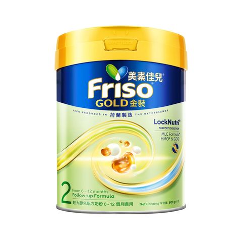 Friso Gold Stage 2 Follow-up Formula (Milk Powder) from 6 - 12 Months 800g