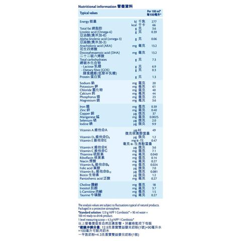 HiPP 1 Organic HMP Milk 800g