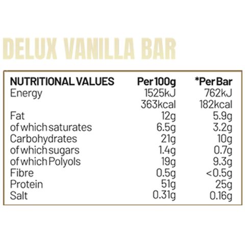 Intico High Protein Low Sugar Bar Vanilla 50g
