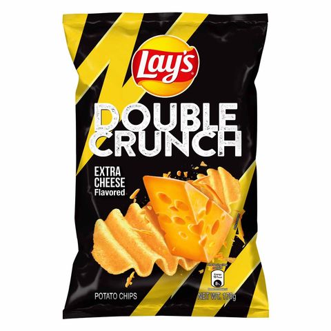Lay's Double Crunch Extra Cheese Flavored Potato Chips 170g