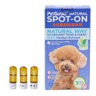 Petguard Natural Spot-on (1 - 10kg) Small Dogs 3 Pieces