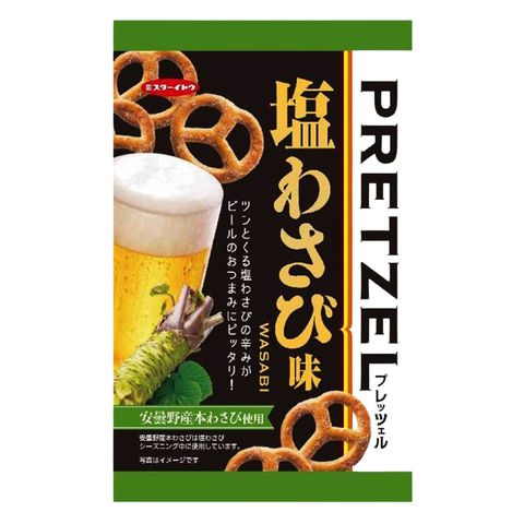 伊藤製菓 鹽芥末味鹽味卷餅 40克 [平行進口]
