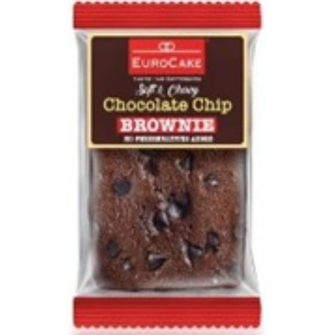 Eurocake Premium Chocolate Chip Brownie 50g