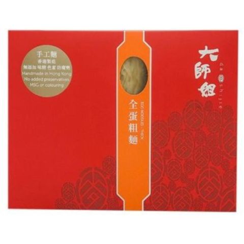大師姐 全蛋粗麵 300克