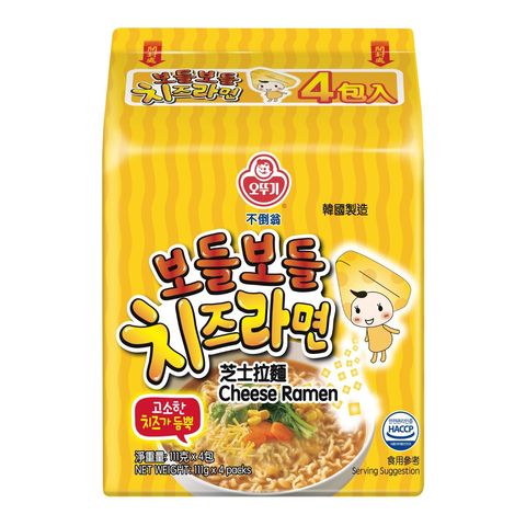Ottogi Cheese Ramen 111g x 4