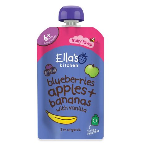 Ella's Kitchen Blueberries Apples Banana Vanilla 120g
