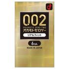 Okamoto 0.02 Real Fit Condom 6 Pieces TOY-2209163
