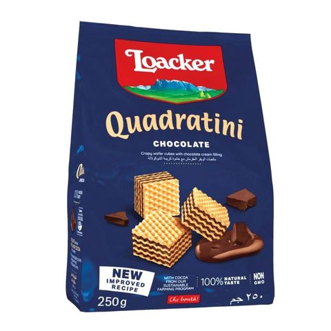 Loacker Quadratini Chocolate Wafer 250g