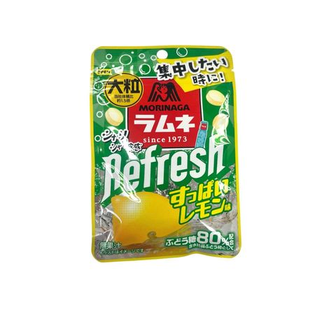 Morinaga Large Ramune Candy (Refresh Lemon Flavor) 30g