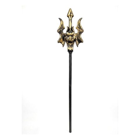 Comfort Home Plastic Horror Devil Stick - Gold Black 1 Piece