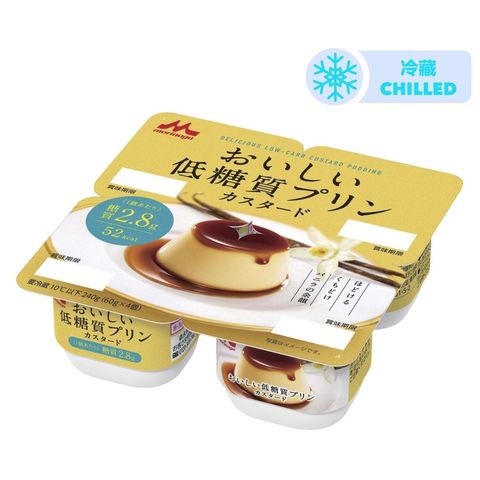 Morinaga Less Sugar Custard Pudding (4 Pieces) 240g