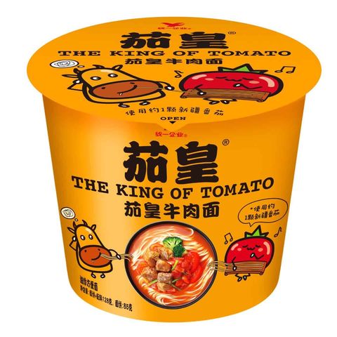 Uni-President Tomato Beef Cup Noodle 128g