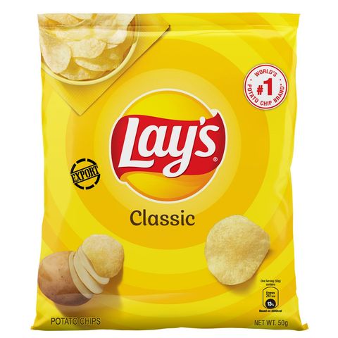 Lay's Regular Potato Chips 50g