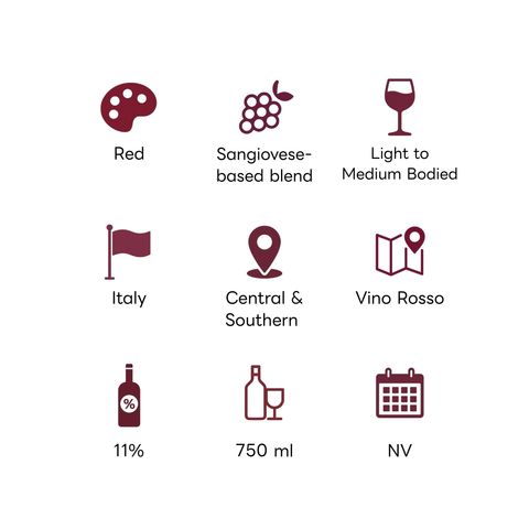 Vento Caldo Vino Rosso 750ml