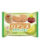 Bourbon Crown Melon Flavor Sandwich Cookies 113.6g [Parallel Import]