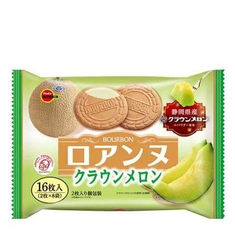 Bourbon Crown Melon Flavor Sandwich Cookies 113.6g [Parallel Import]