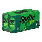 SPRITE No Sugar Lemon-Lime Flavoured Soda 330MLX8