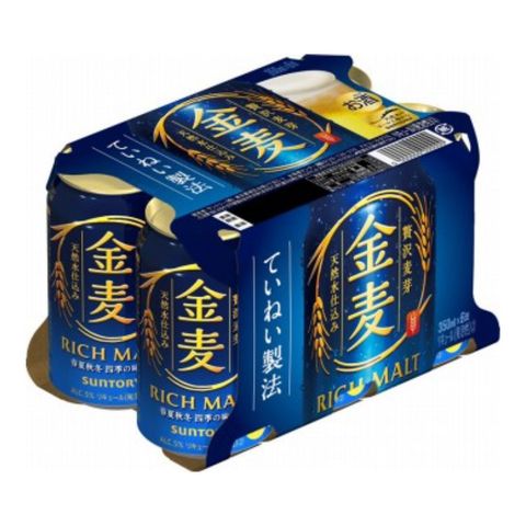 Suntory Kinmugi Beer Alc. 5% (with Limited Edition) 6 x 350ml [Parallel Import]