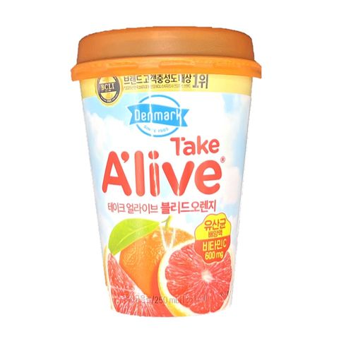 Denmark Blood Orange Flavor Yoghurt Drink 250ml