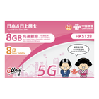 China Unicom 【Japan】【8 Days】(8GB) 5G 4G High Speed Unlimited Data SIM Card (The new and old packaging will be shipped out randomly)