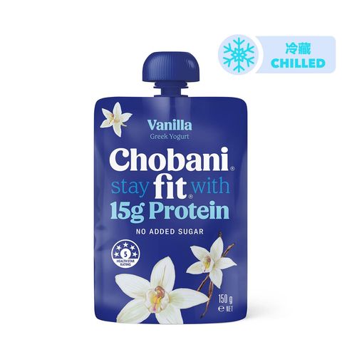 Chobani Fit Greek Yogurt Pouch Vanilla 150g