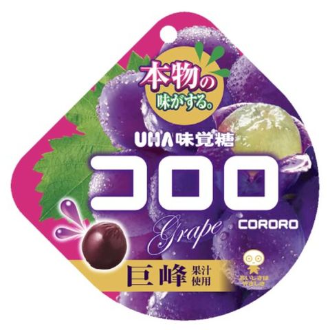 Uha Cororo Fruit Juice Gummy Grape Flavor Bonus Pack 48g