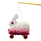 Comfort Home Classic Rabbit Lantern White / Pink 1 Piece