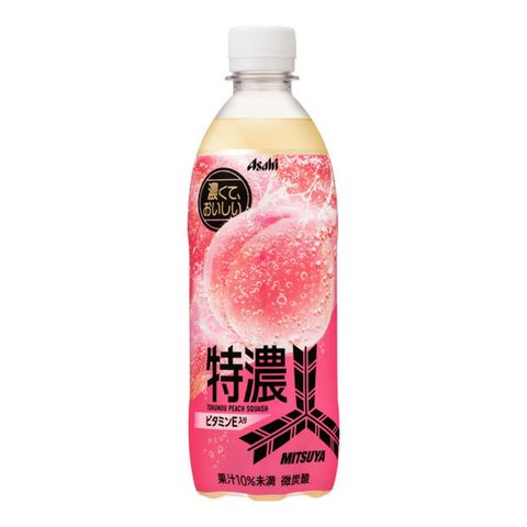 Asahi Rich Peach Carbonated Drink 500ml[Parallel Import]