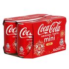 Coca-cola Original Taste Mini Can 6 x 200ml [Renewal / Old Packaging Random Delivery]