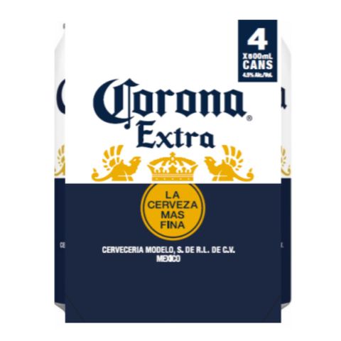 Corona Extra King Can Pack 500ml x4