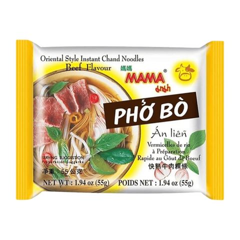 Mama 東方風味牛肉味快熟粿條 Pho Bo 5 x 55克