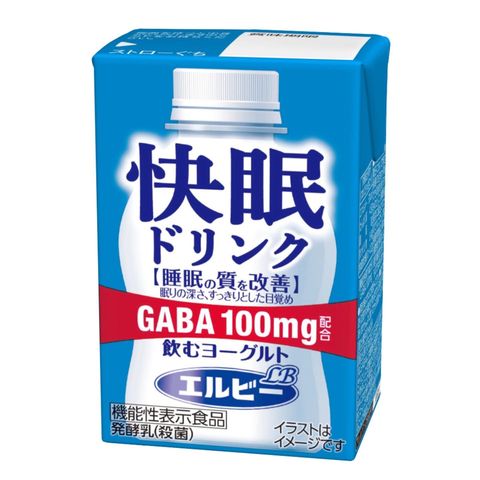 Elbee GABA 100mg 配合助眠飲用型乳酪(機能性表示食品) 125毫升