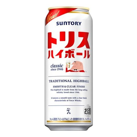 三得利 Tris Highball 罐裝 Alc. 7% 500毫升 [平行進口]