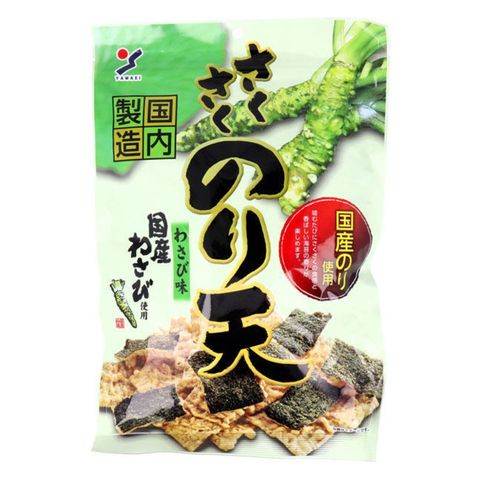 Yamaei Crispy Seaweed Tempura Wasabi Flavor 70g [Parallel Import]
