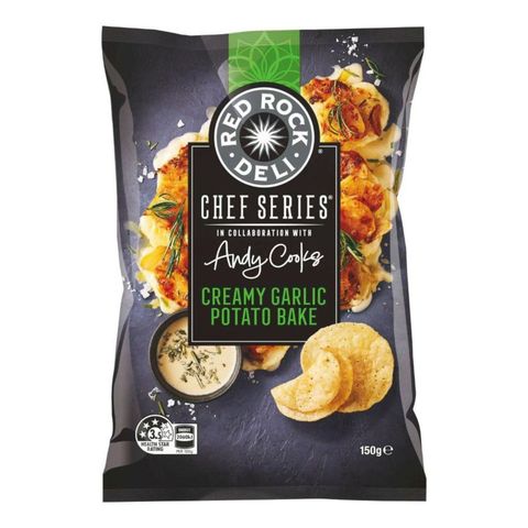 Red Rock Deli 奶油蒜香烤馬鈴薯薯片 150克 [平行進口]