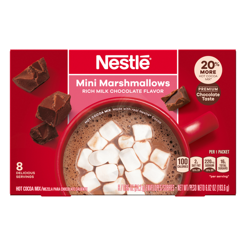 Nestle Hot Cocoa Flavor Mini Marshmallows 8 Packs